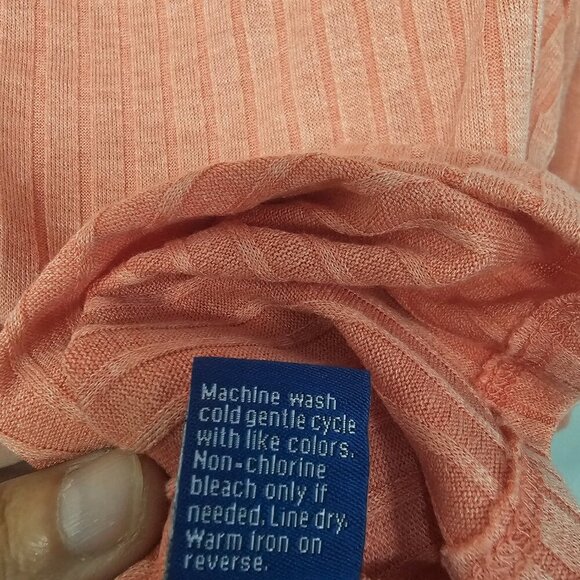 NWT Apt. 9 Melon Orange Knit Cardigan and Tank Set L - Picture 11 of 13